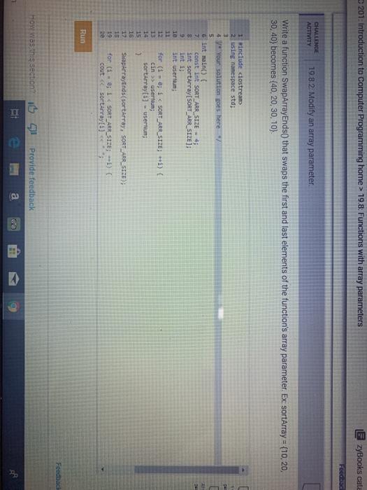 Solved 201: Introduction to Computer Programming home > | Chegg.com