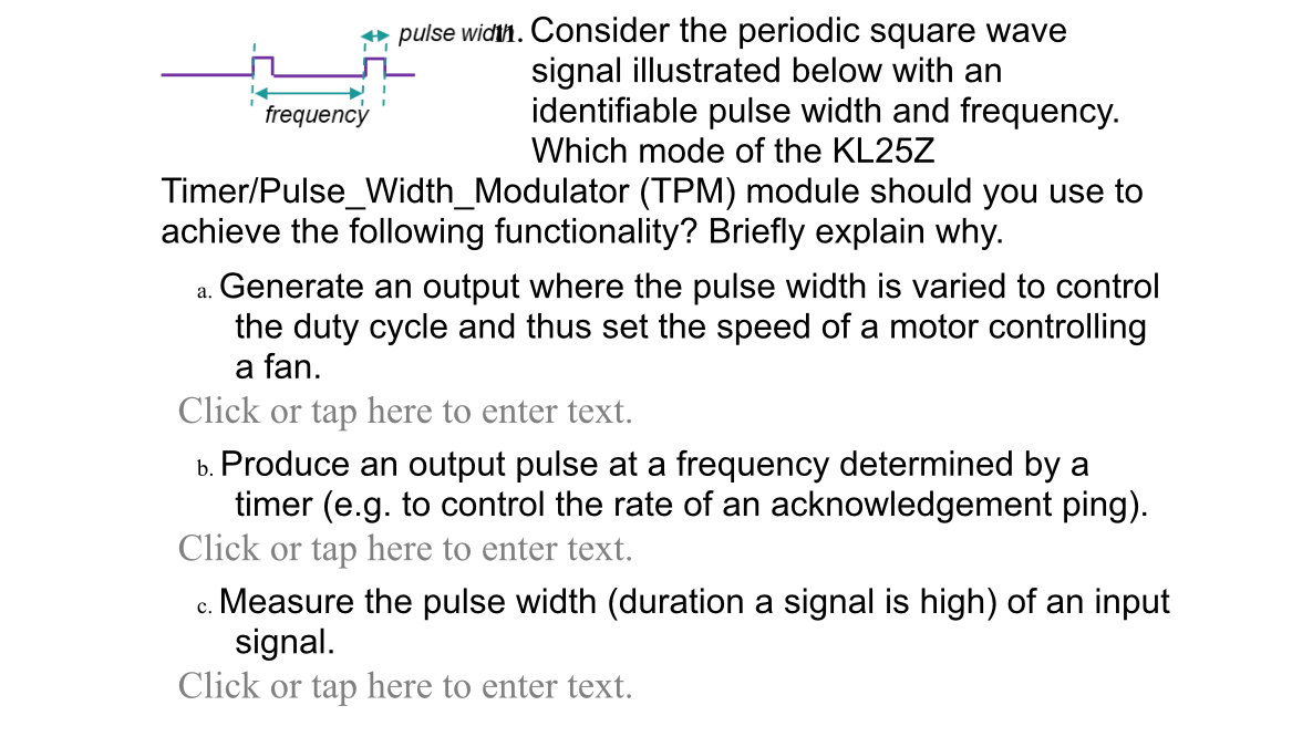 Solved widn. Consider the periodic square wave signal | Chegg.com