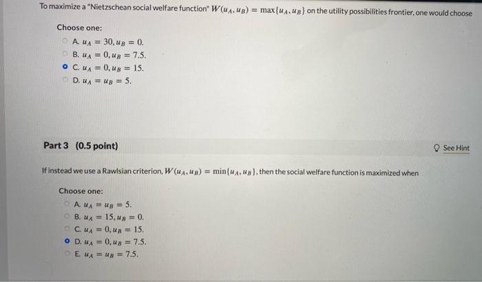 Solved 15 Question (2 points) See page 658 Suppose that the | Chegg.com