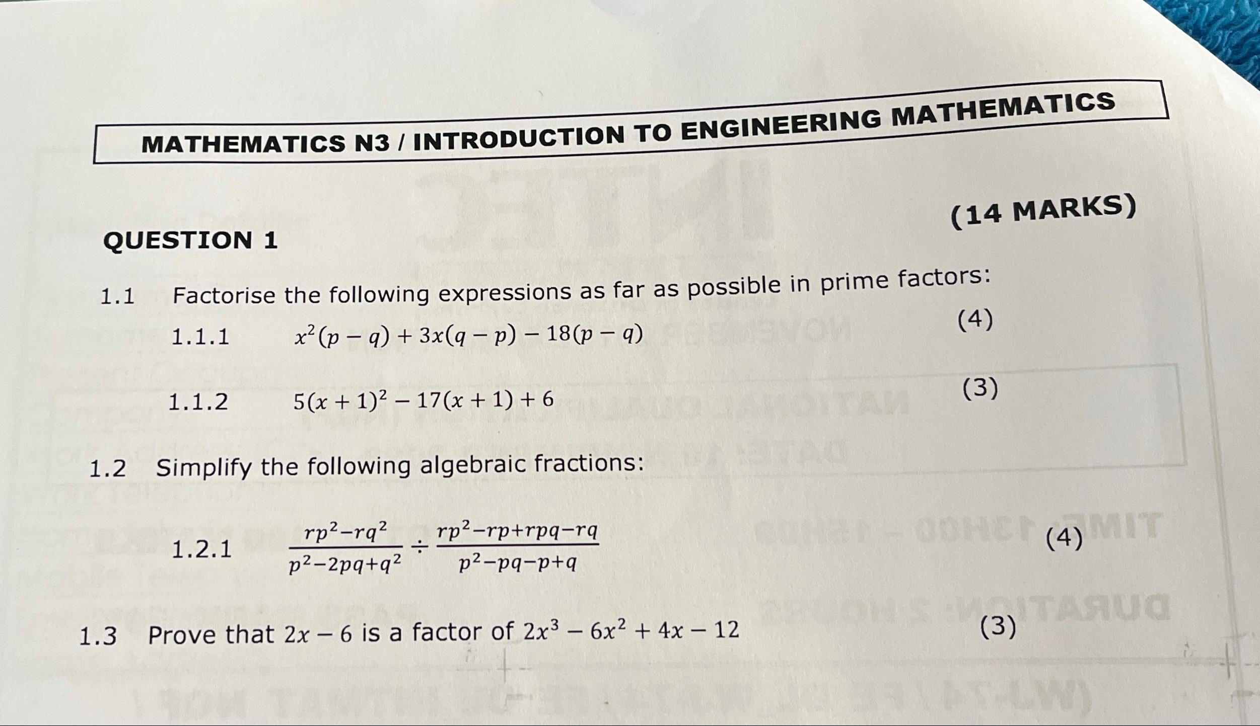 solved-mathematics-n3-introduction-to-engineering-chegg