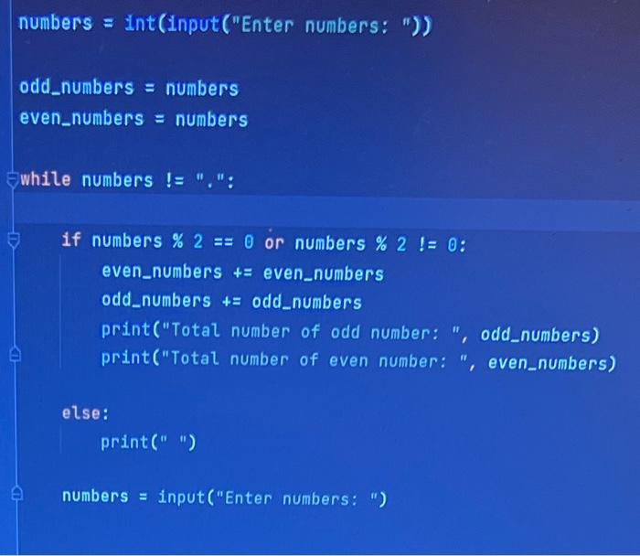 Solved Write a program that asks the user to enter numbers | Chegg.com