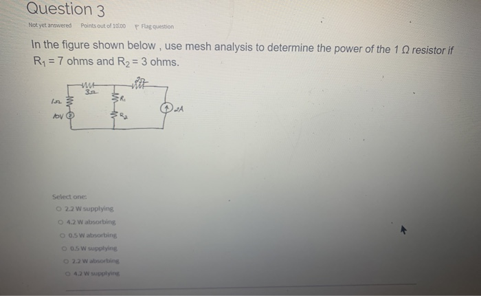 Solved Question 3 Not yet answered Points out of 10.00 P | Chegg.com