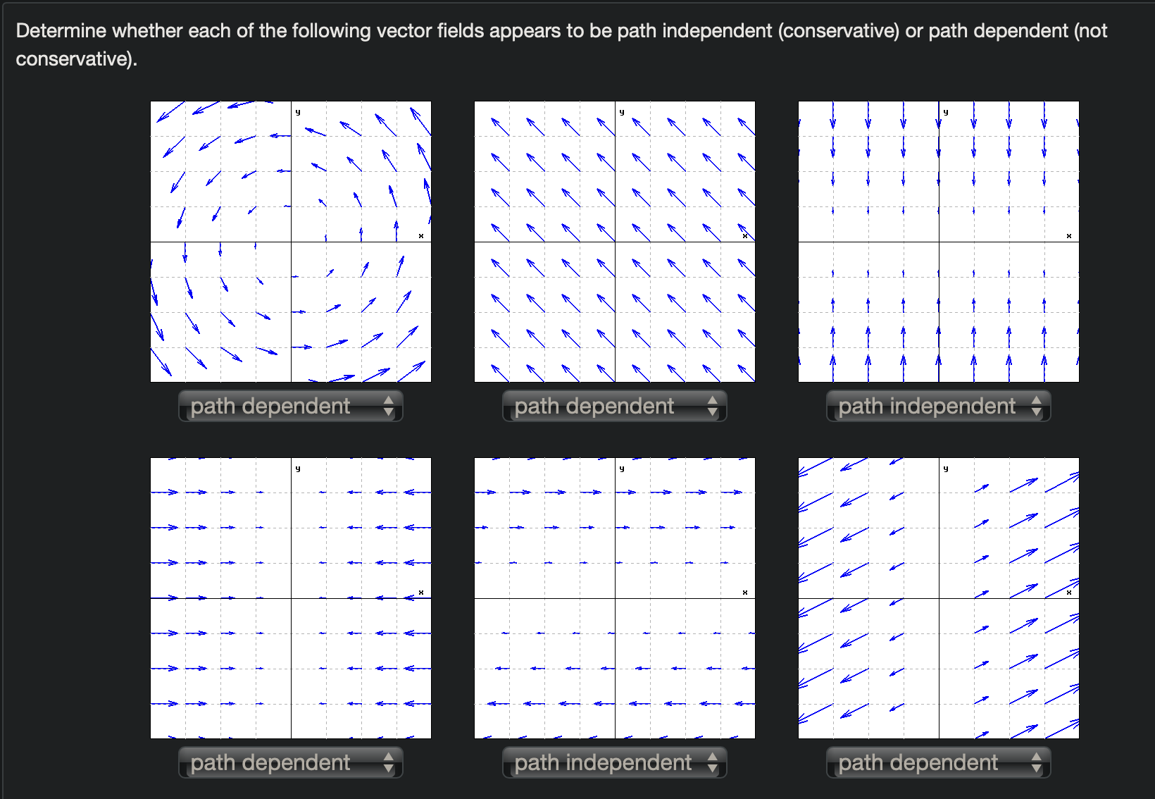Solved conservative).path dependentpath dependentpath | Chegg.com