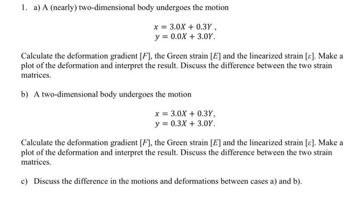Solved please please please make a plot of the deformation | Chegg.com