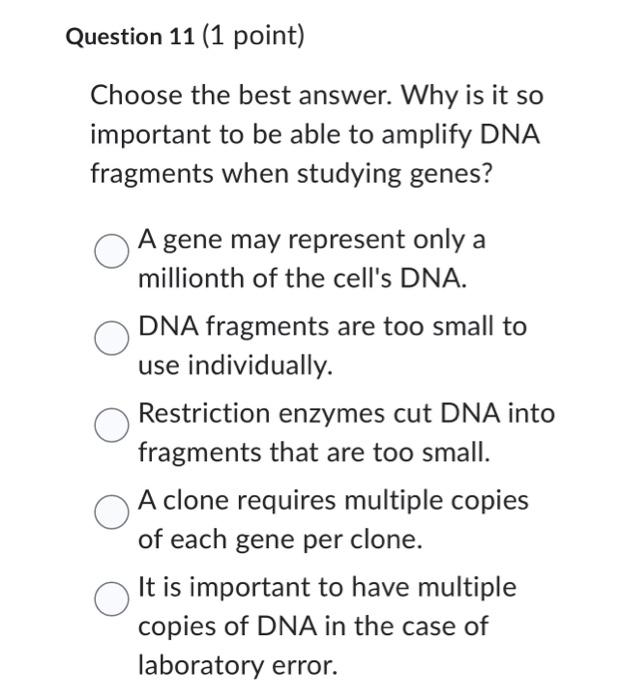 Solved Choose the best answer. Why is it so important to be | Chegg.com