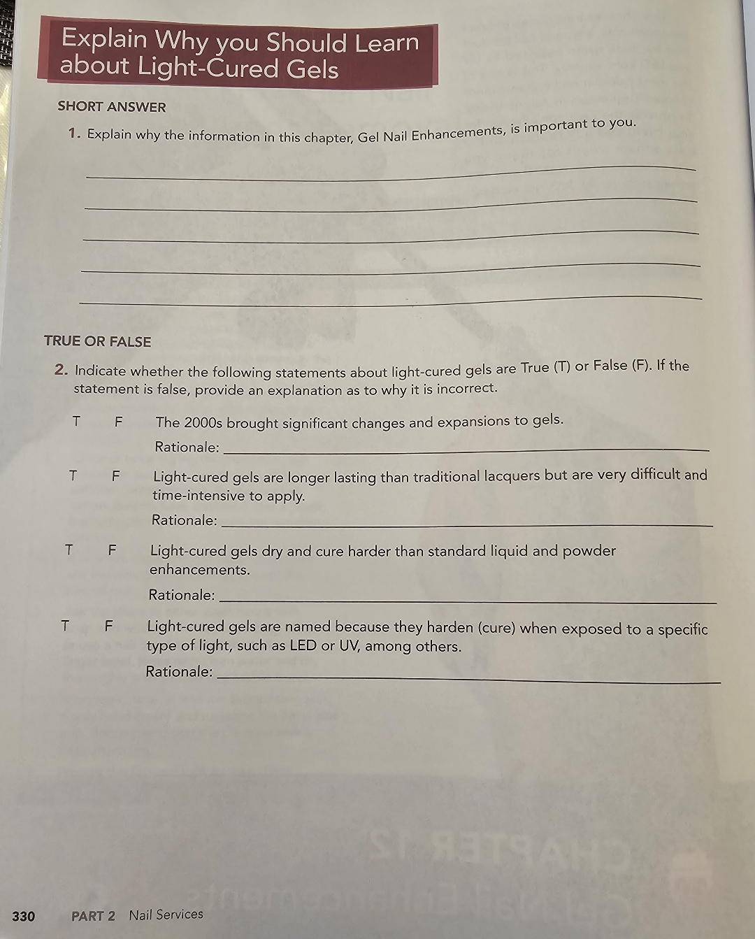 Solved Explain Why you Should Learn about LightCured