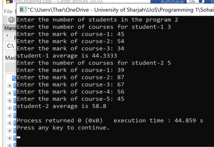 Solved Problem #3: Student program Write a C++ program that | Chegg.com