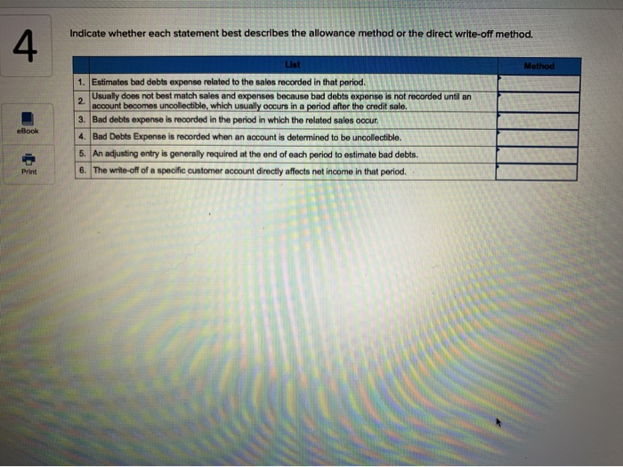 Solved Indicate Whether Each Statement Best Describes The | Chegg.com