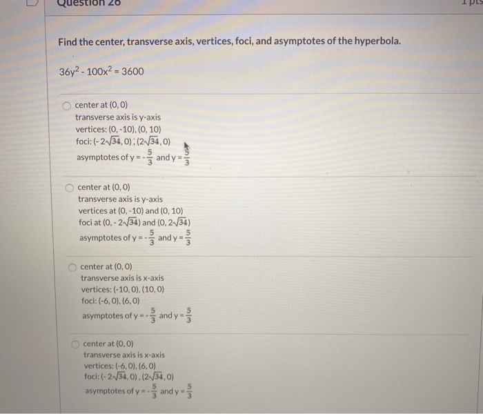 Solved Question 1 1 pts Write the expression in the standard | Chegg.com