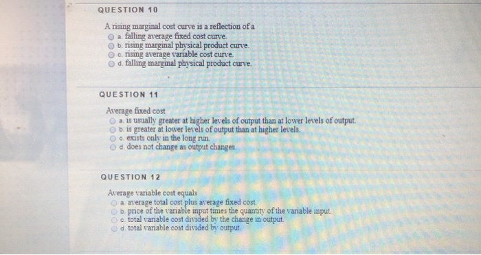 Solved QUESTION 3 An Inferior Good Is A A Good For Which Chegg