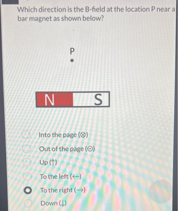 Solved Which Direction Is The B-field At The Location P Near | Chegg.com