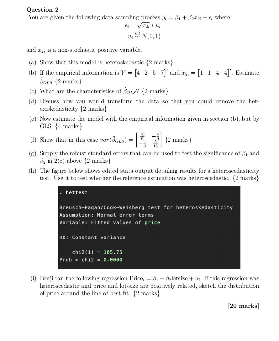 Solved Question 2 You are given the following data sampling | Chegg.com