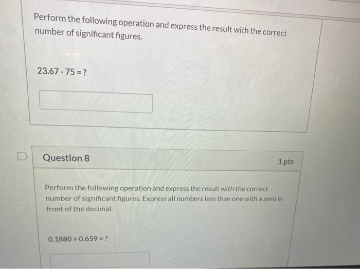 Solved Perform the following operation and express the | Chegg.com