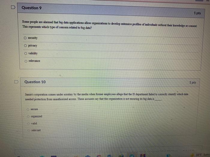 Solved Question 4 1 Pts Which Of The Following Is An Chegg