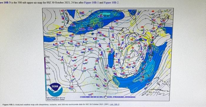 Solved Figure 10B-4 is a surface weather map for 00Z 30 | Chegg.com