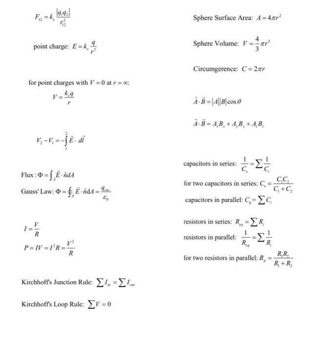 Solved please answer this question and use the formula sheet | Chegg.com