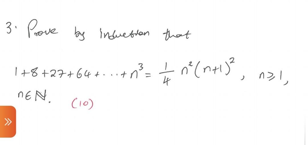 Solved 3 Prove By Induetien That Chegg