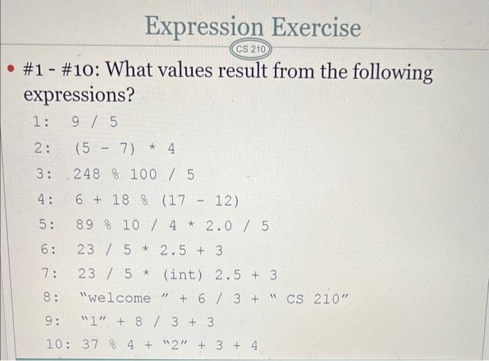 Solved "simplify" the expression according to Java rules. | Chegg.com