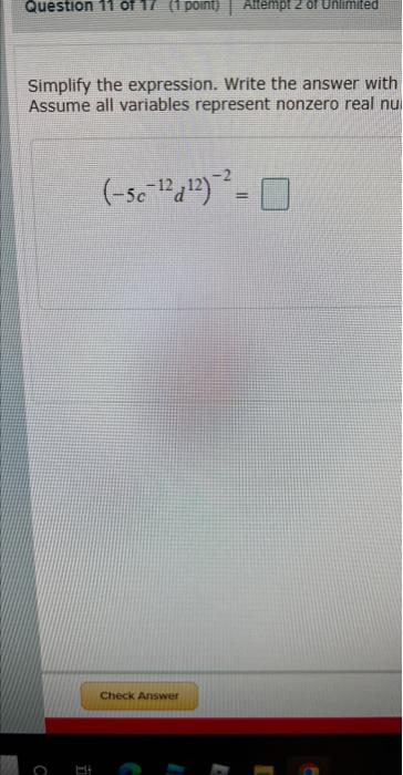 Solved Simplify the expression. Write the answer with Assume | Chegg.com