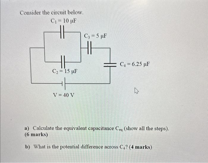 Solved Problem 2 (4 Marks): Consider The Circuit Below. A) | Chegg.com