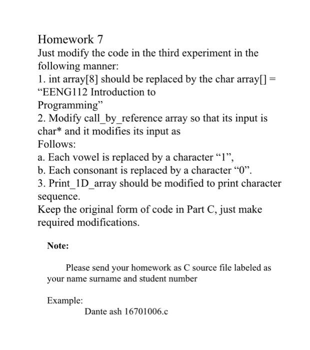 Solved Homework 7 Just modify the code in the third | Chegg.com