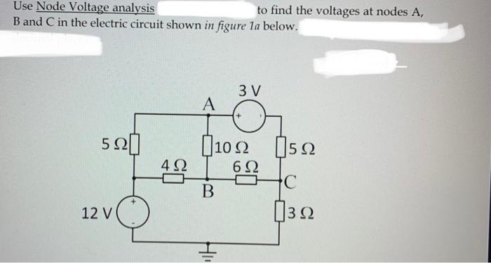 Solved Use Node Voltage Analysis To Find The Voltages At | Chegg.com