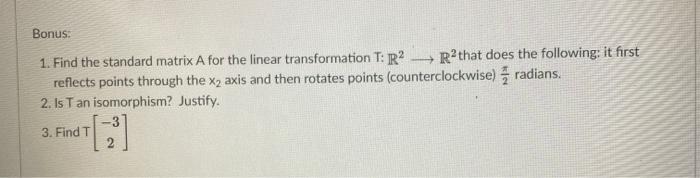 Solved |--2-11 Use the algorithm discussed in class to find | Chegg.com