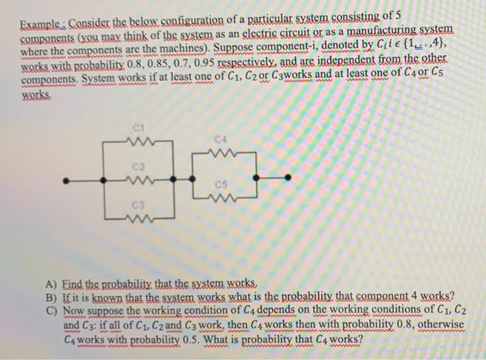 Example: Consider the below configuration of a | Chegg.com