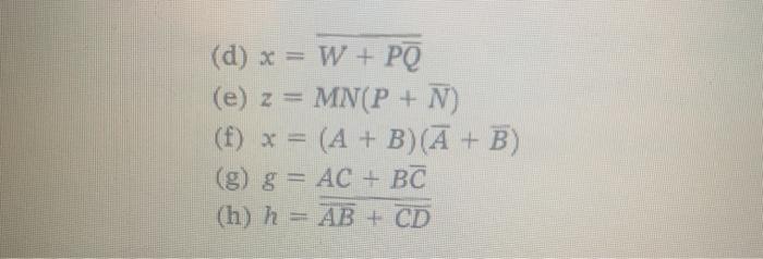 Solved Section 3 8 3 16 For Each Of The Following Expres Chegg Com