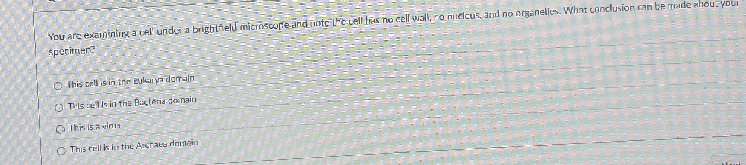 Solved You are examining a cell under a brightfield | Chegg.com