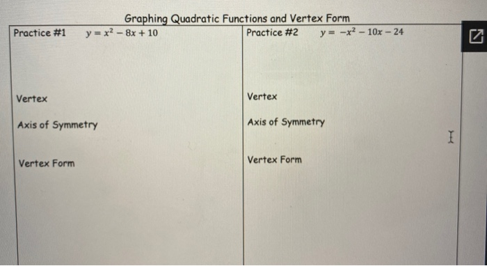 Solved Example 1 Y X2 4x 6 Graphing Quadratic Func Chegg Com