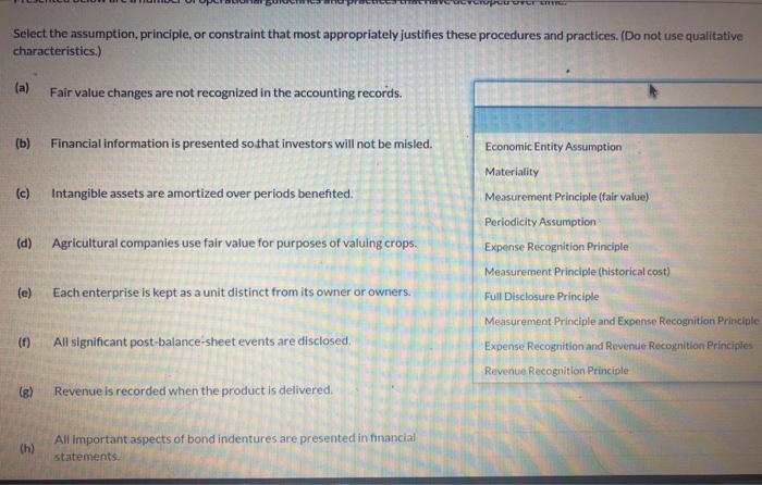 Solved CLICCTVSUGYI TLE LITTL 2 Select the assumption, | Chegg.com