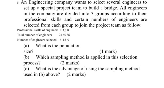 solved-6-an-engineering-company-wants-to-select-several-chegg