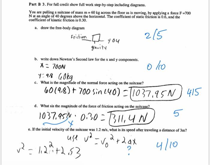 Solved Part B 3. For full credit show full work step-by-step | Chegg.com