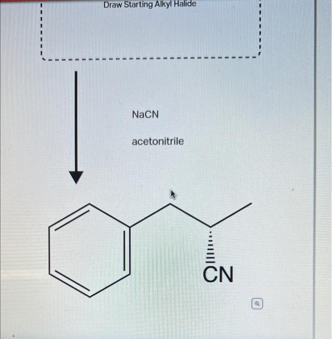 Solved Draw an alkyl halide that would undergo an SN2