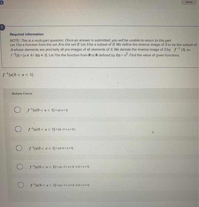 Solved Required Information NOTE: This Is A Multi-part | Chegg.com