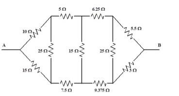 Solved Find The Equivalent Resistance Between A & B Using | Chegg.com