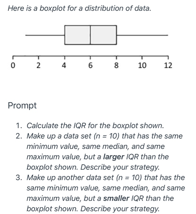 Solved Here is a boxplot for a distribution of data. 0 2 4 6 | Chegg.com