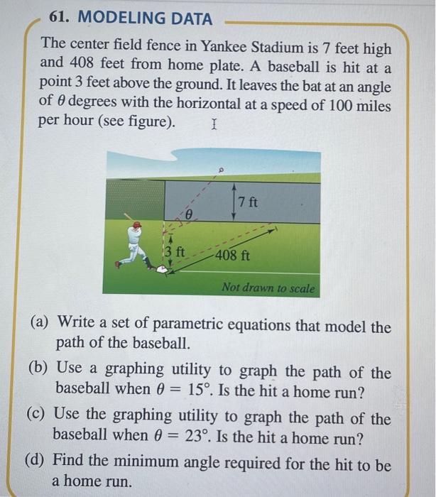 Solved The center field fence in Yankee Stadium is 7 feet