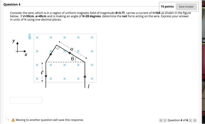 Solved Question 4 15 points Save Answer Consider the wire, | Chegg.com