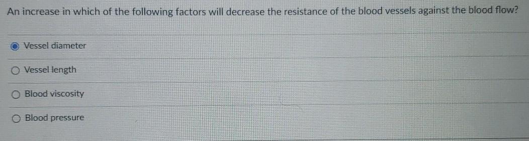 Solved An increase in which of the following factors will | Chegg.com
