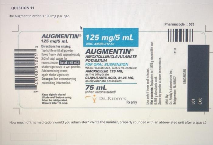 Augmentin 75 mg