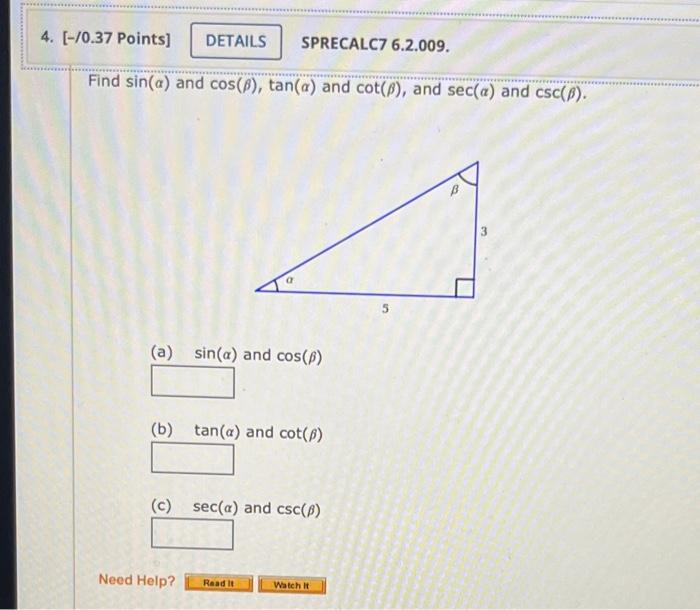 Solved Express x and y in terms of trigonometric ratios of | Chegg.com