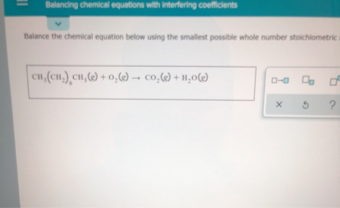 estrés Noticias de última hora Amplificador Solved Balancing chemical equations with interfering | Chegg.com