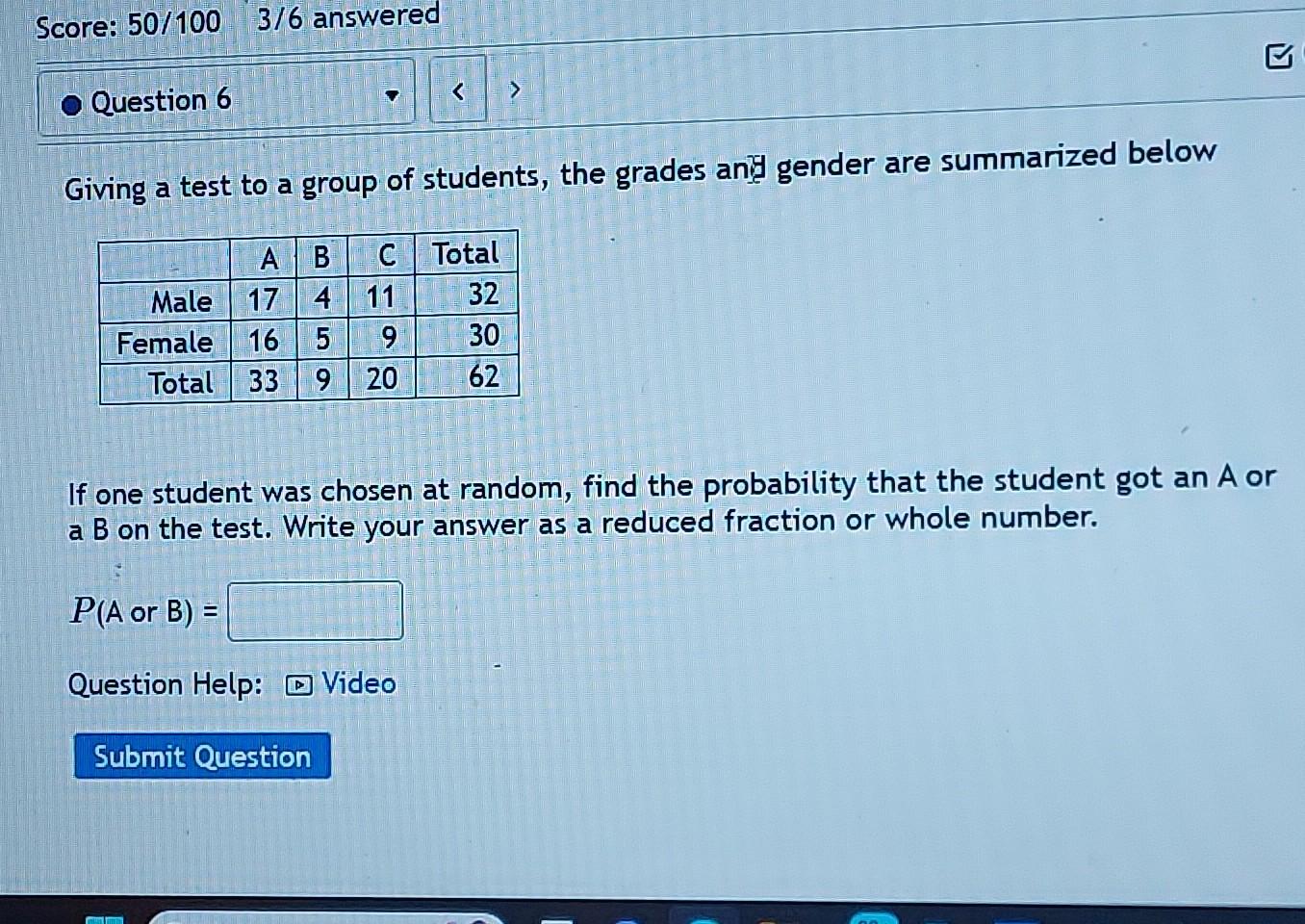 solved-giving-a-test-to-a-group-of-students-the-grades-and-chegg