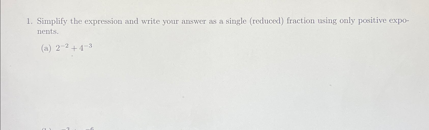 Solved Simplify the expression and write your answer as a | Chegg.com