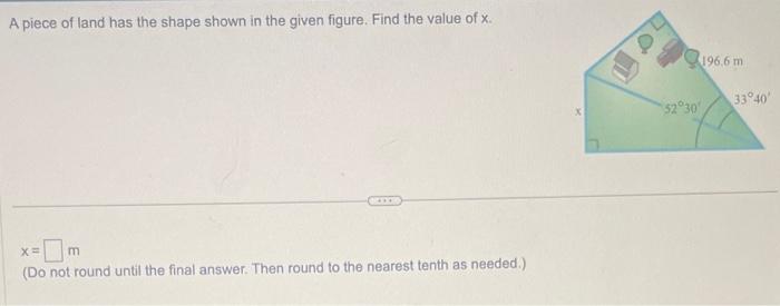 solved-a-piece-of-land-has-the-shape-shown-in-the-given-chegg
