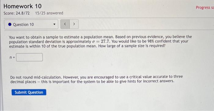 Solved You want to obtain a sample to estimate a population | Chegg.com