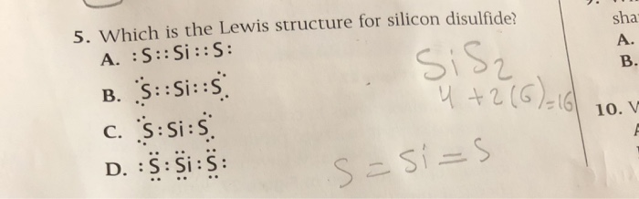 lewis dot structure for silicon