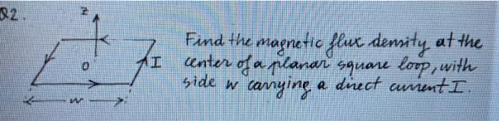 Solved 22. T Find the magnetic flux density at the center of | Chegg.com